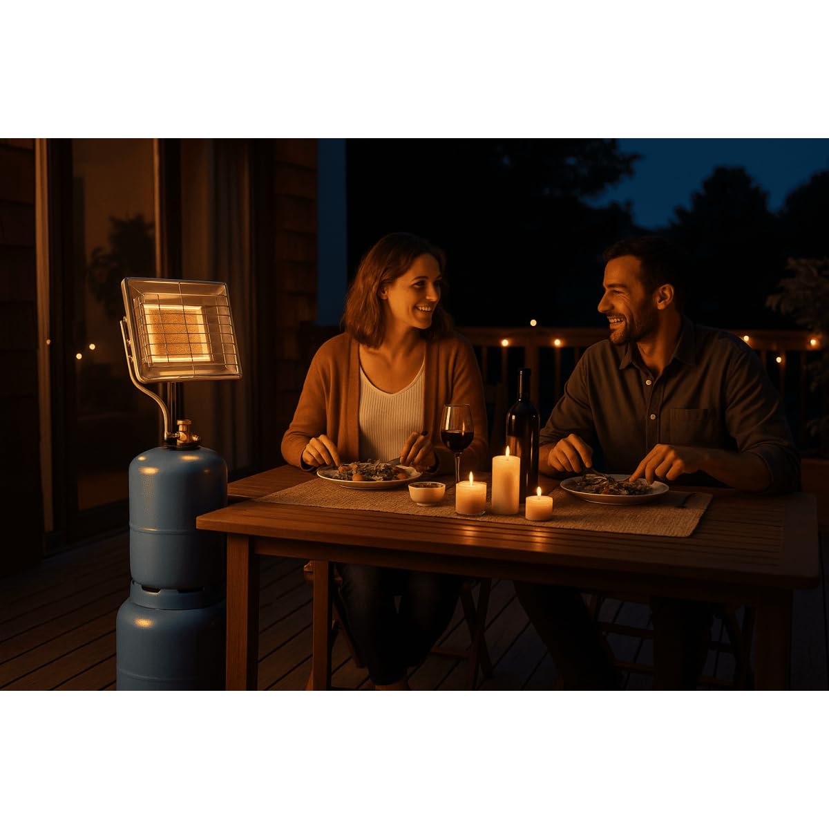PROWELTEK - Chauffage Radiant Gaz 4,5 KW Professionnel | Kit Complet : Détendeur Réglable Propane/Butane & Tuyau | Sécurité Thermocouple & Allumage Piézo | Idéal Chantier, Garage, Terrasse