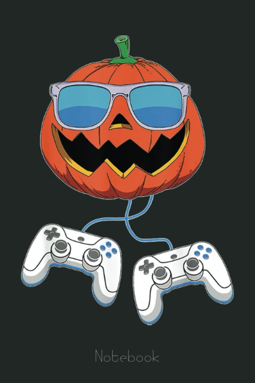 Halloween Jack O Lantern Funny Pumpkin Video Gamer Boys Notebook: Video Games Notebook and Tracker: Gamer's Journal Designed To Record Current and Future Gaming | Gaming Fire