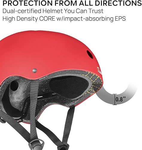 Miniatura 2 de JBM Bike Helmet Skateboard Cycling Helmet Scooter Helmet for Multi-Sport Roller Skate Inline Skating Longboard for Adult Youth Kid