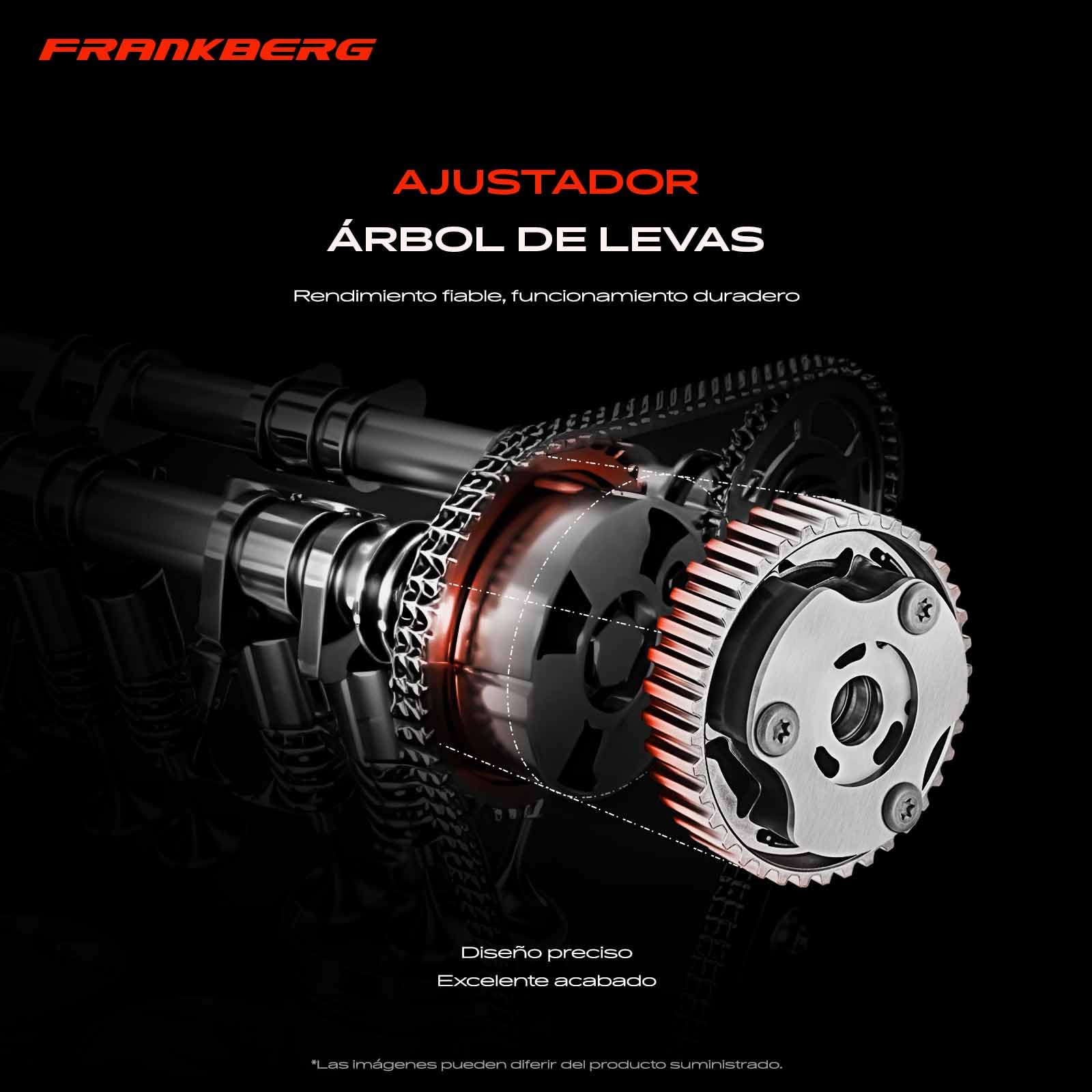 Frankberg Ajustador del árbol de levas lado de escape 11367540346 | Compatible con: Serie 6 Convertible E64, Serie 1 Convertible E88, Serie 1 E81, Serie 3 Coupé E92, Serie 3 Touring E91