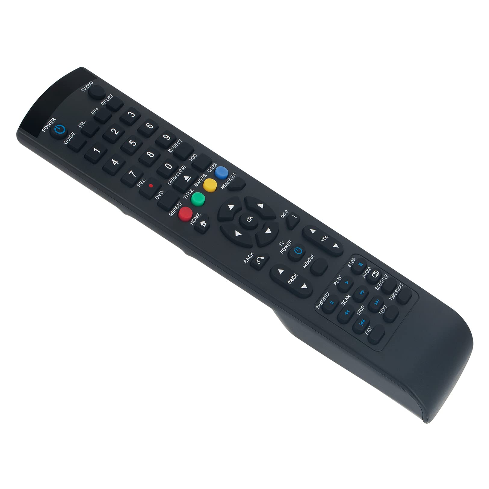 VINABTY AKB72373701 Replacement Remote Control Compatible with LG HDD DVD RECORDER HR925T HR929T, Black - Image 2