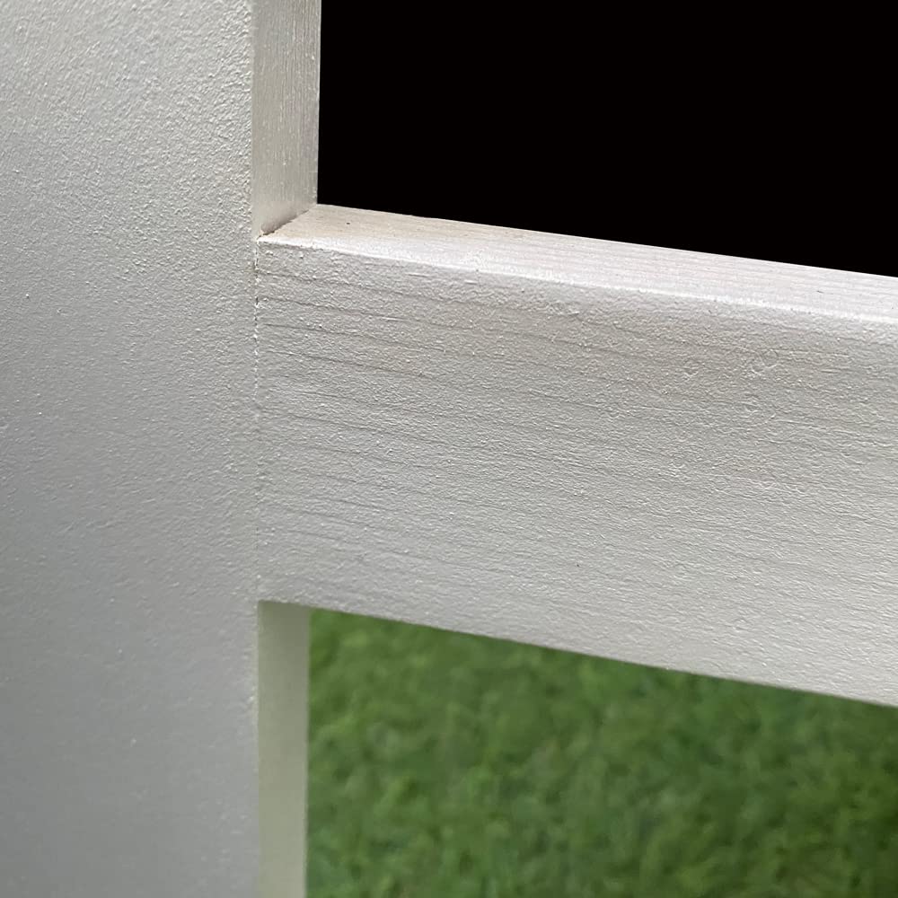 Pizarra Caballete Marco Madera Blanco Rústico 90x50 cm Doble Cara Tizas Rotuladores