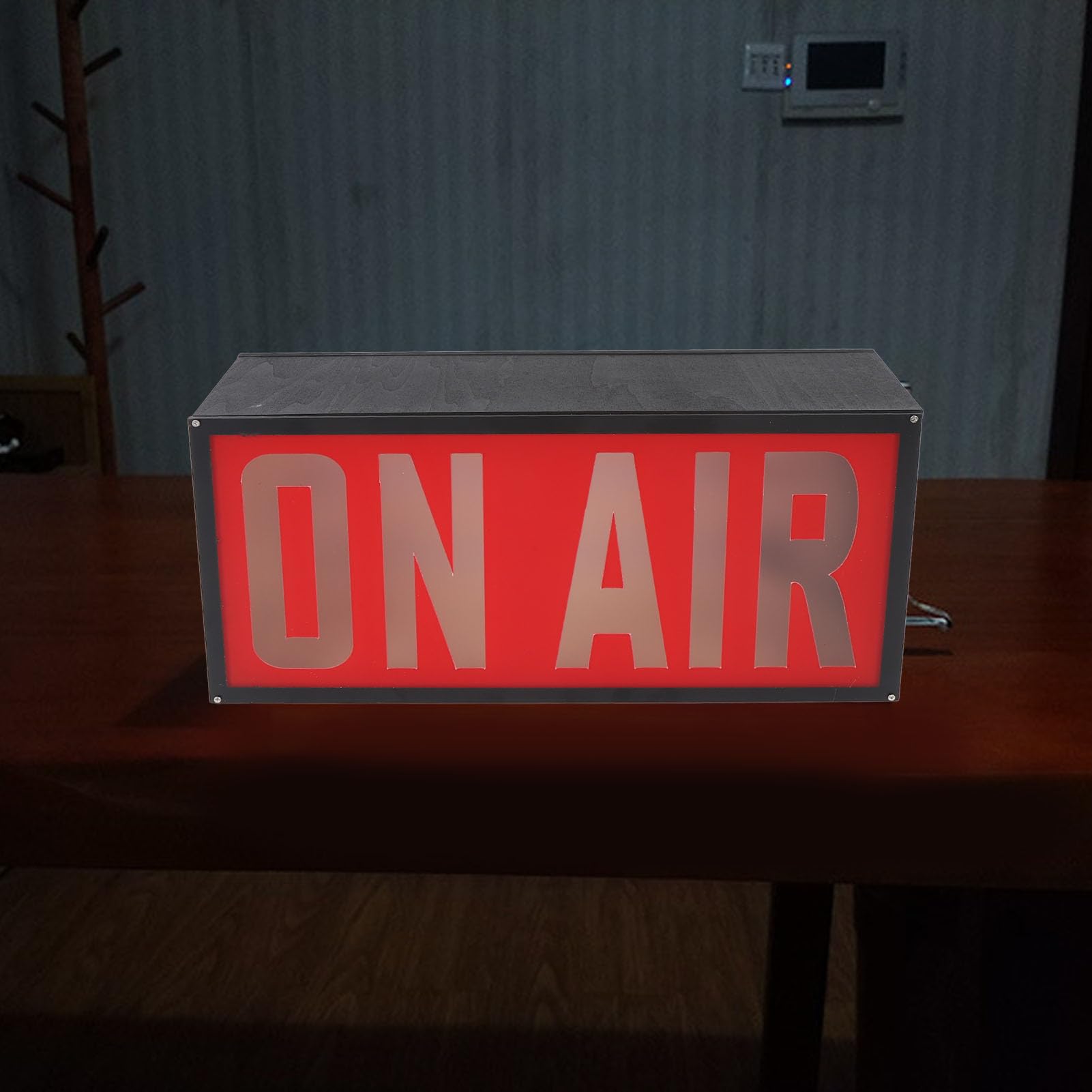 On Air Neonschild, On Air Recording Studio Lichtschild, USB betrieben mit Fernbedienung, 12 farbige LED Lichtbox Dekoration für Studio-Übertragungen, Live Streaming