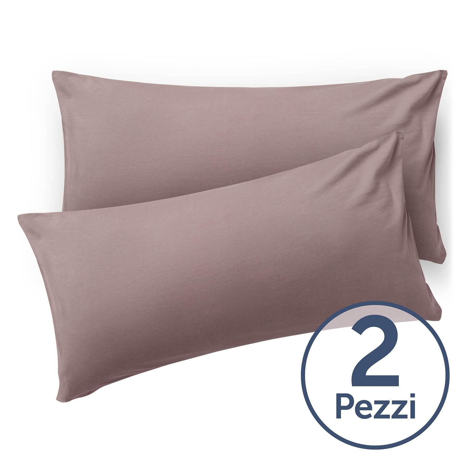 Blumtal Federe Cuscini Divano 50x70 cm - Set di Copricuscini per Divani in Microfibra a 2 Pezzi con Chiusura a Busta certificati Oeko-Tex, extra morbidi e lavabili - Tortora