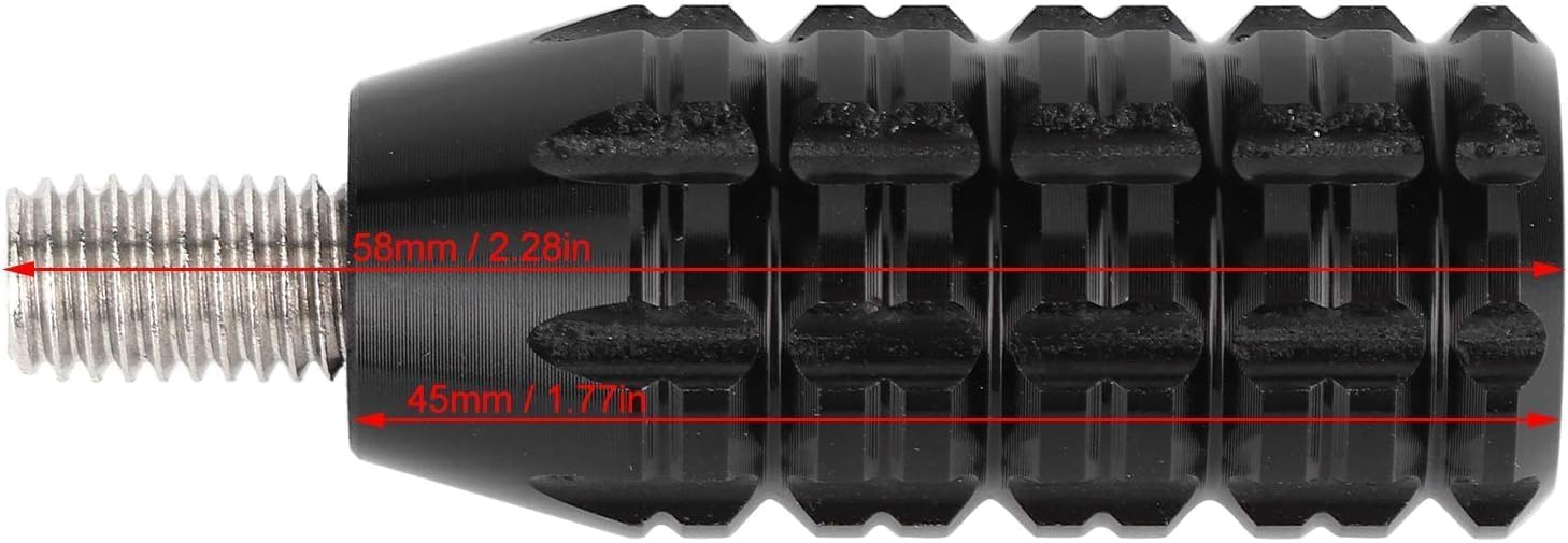 Pedale del Cambio per Moto Aramox, Pedale della Leva del Cambio Ingranditore per Pedale in Lega di Alluminio CNC Adatto per Street Scrambler/Bonneville T100(Nero)