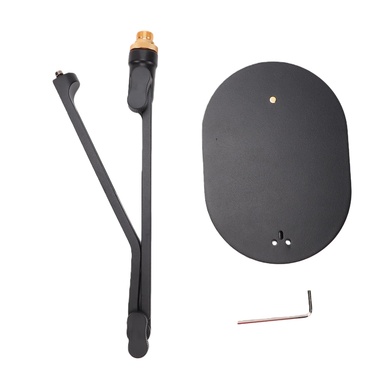 Supporto Microfono da Scrivania Regolabile, Supporto per Streaming Live, Altezza 30 Cm for Trasmissioni in Diretta