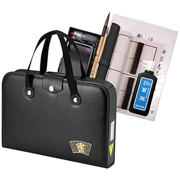 賞状書士 練習用セット 全て入るケース付きでスッキリ Amazon | 書道セット 用具 収納タイプ ケース入り | 書道セット