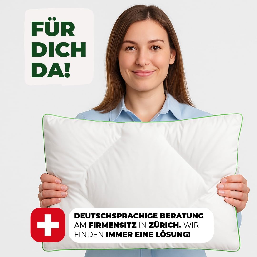 Welldora Kinderkissen 40x60 cm – flaches Kinderkissen (1–6+ Jahre), hautfreundlich & pflegeleicht, 100% Baumwollbezug, Oeko-TEX® Zertifiziert, waschbar & liebevoll gestaltet