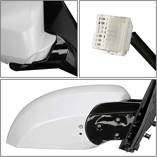 Miniatura 4 de DNA Motoring OEM-MR-NI1321161 Estilo de fábrica Powered+Heated Espejo de la puerta lateral derecha