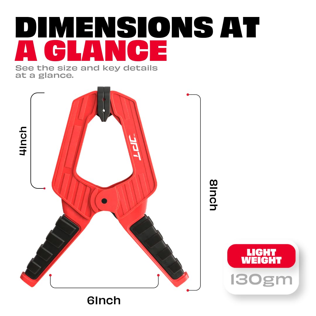 JPT Heavy Duty Spring Clamp - 4 Inch Grip -2