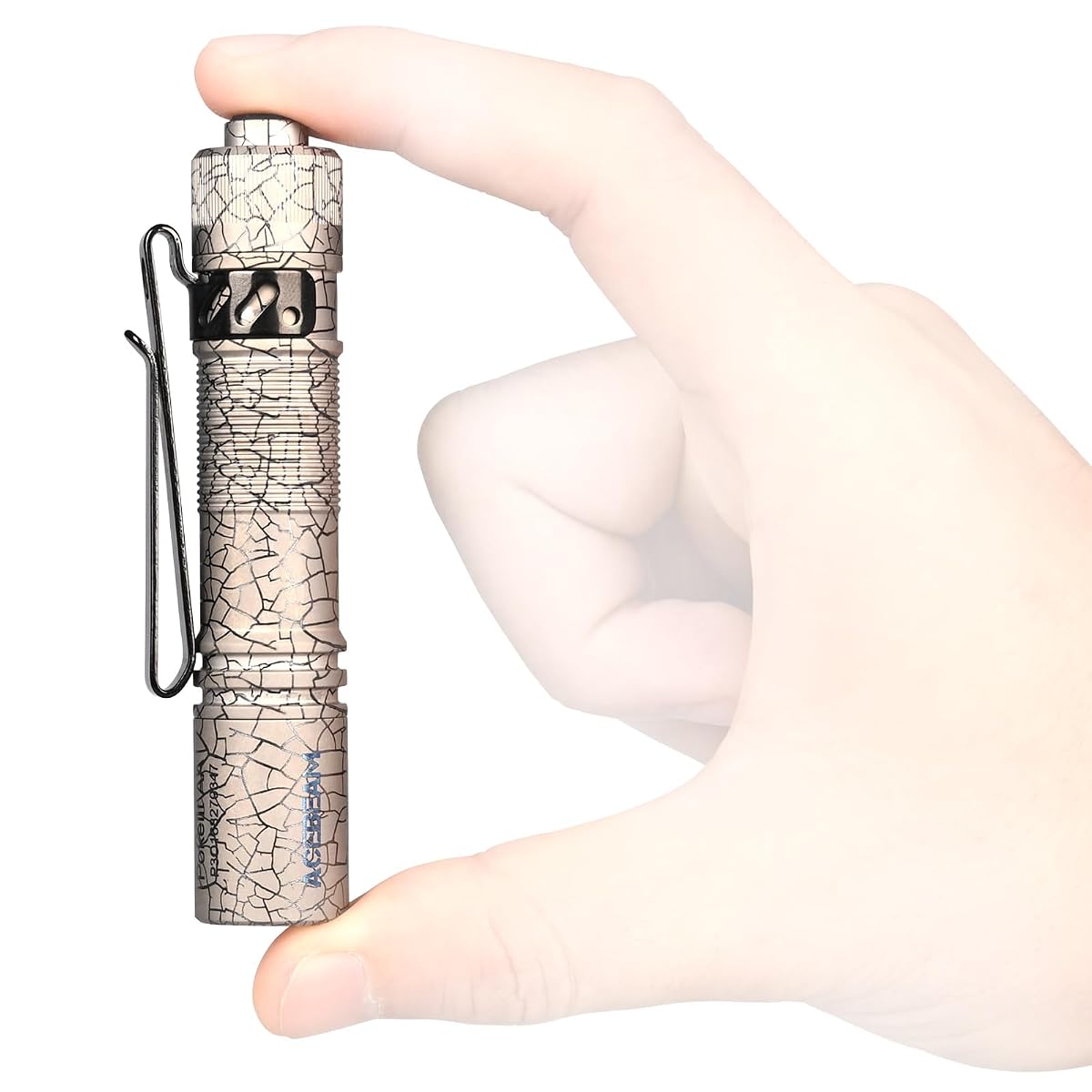 ACEBEAM Pokelit AA Rechargeable Mini Flashlight with Clip, 500 High Lumens