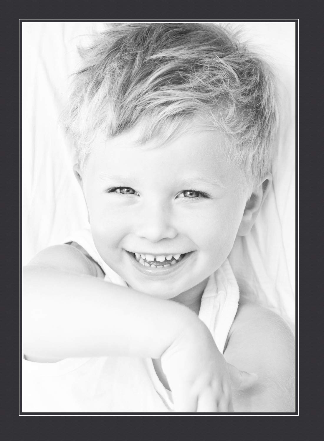 21x30 Smooth Black / Black Custom Mat for Picture Frame with 17x26 opening size (Mat Only, Frame NOT Included)