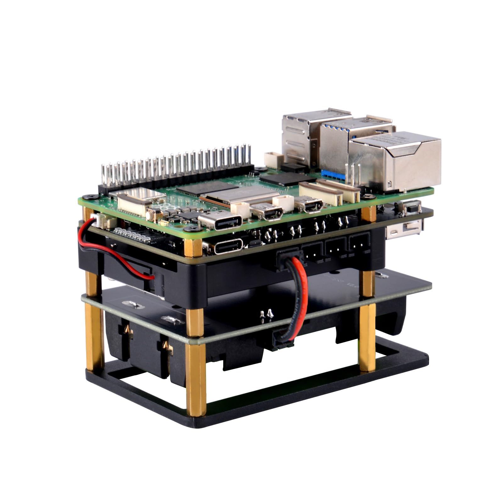 GeeekPi UPS Gen 6 Power Supply Uninterruptible UPS HAT for Raspberry Pi 5/4B, with Aluminum Heatsink-image-42