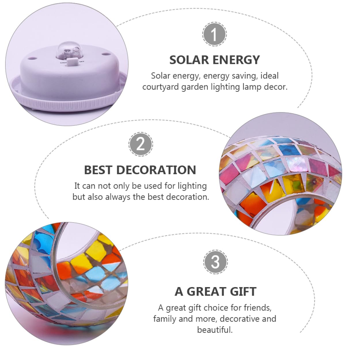 Hemobllo Lampe Solaire Extérieure Éclairage Décoratif Jardin
