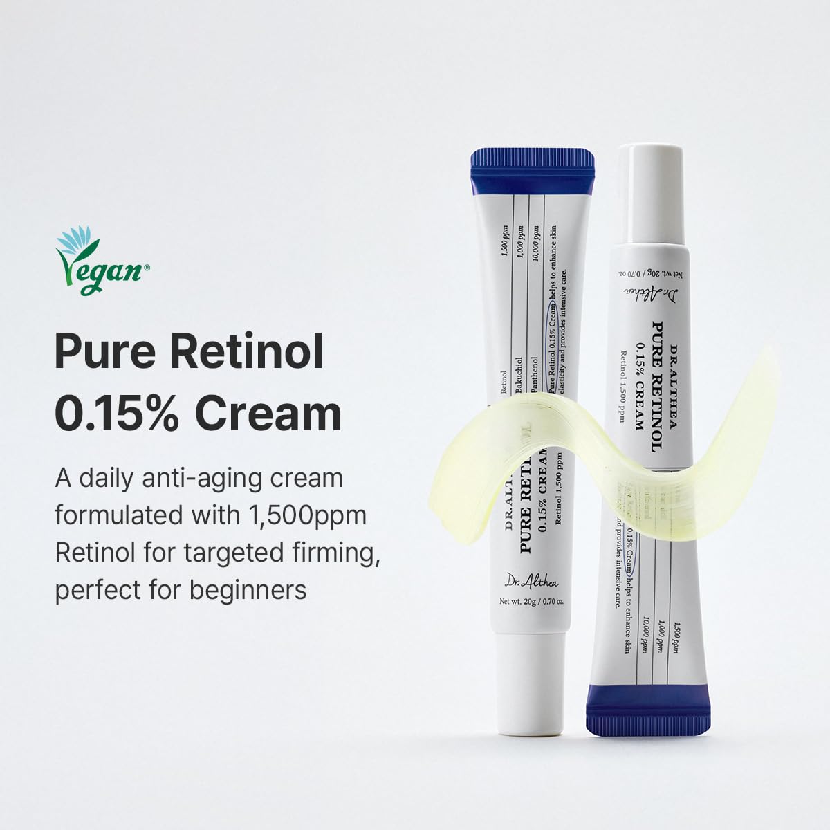 Dr.Althea Pure Retinol 0.15% Cream with Bakuchiol & Centella