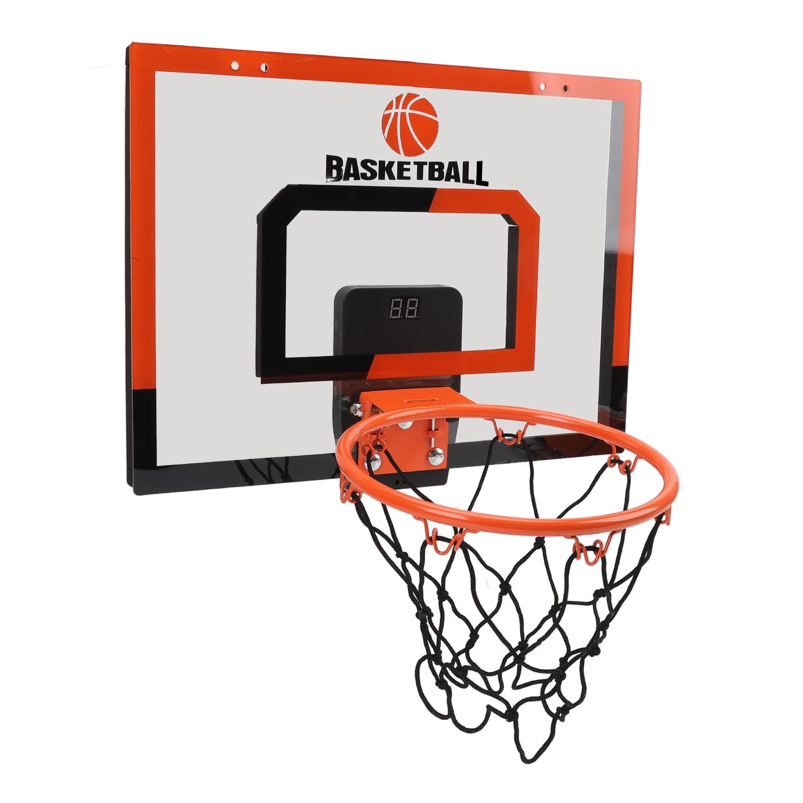 Juego de Aro de Baloncesto para Interior para Niños con Marcador Electrónico, Divertido y Atractivo para el Tiempo de Juego Deportivo en la Habitación del Niño
