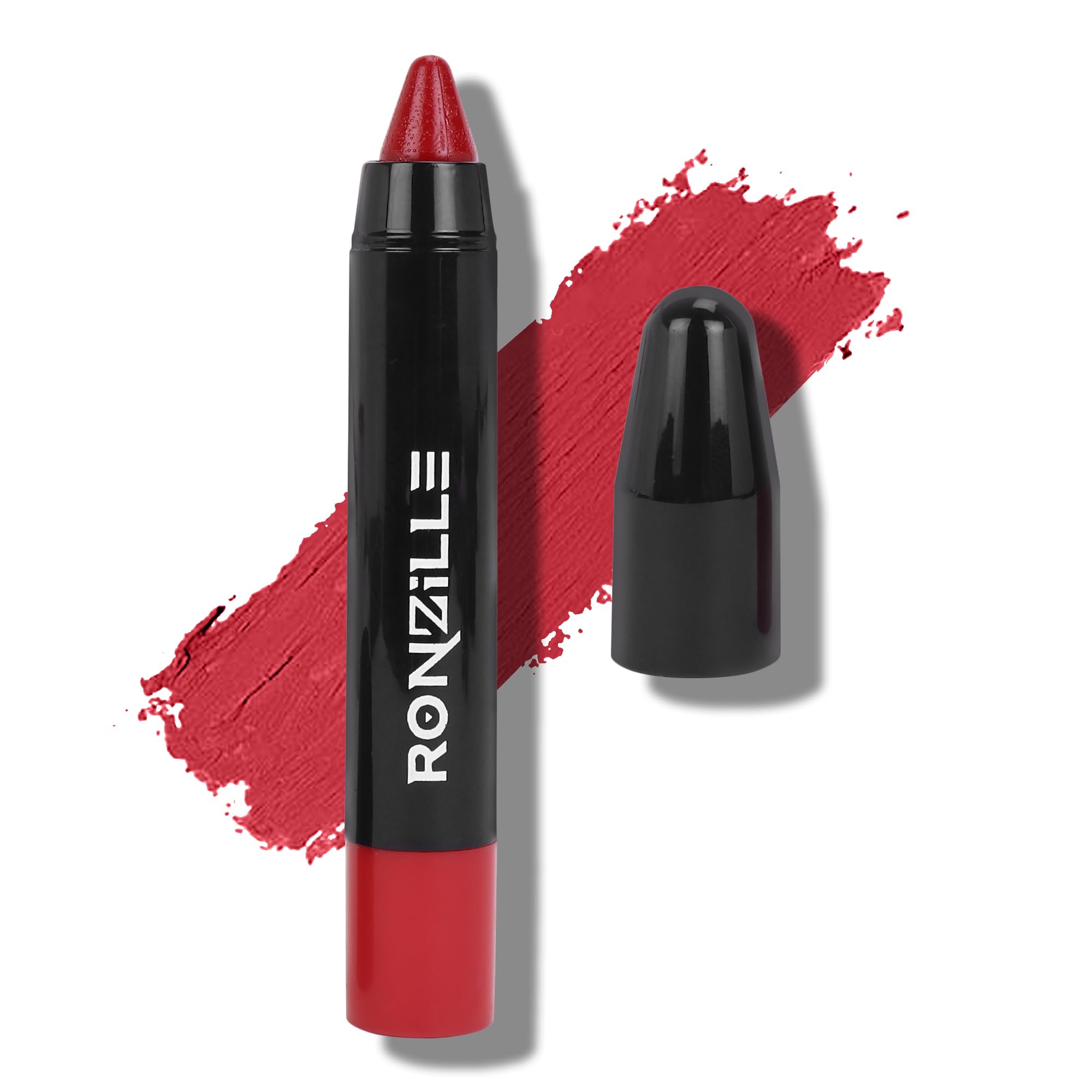 Ronzille Long Stay Matte Lip Crayon (Cherry-wood)-picture-23