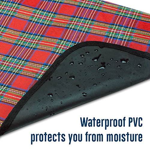Grizzly Peak All-Purpose Lightweight Camping Blanket, Waterproof and Quick-Drying (51 Inches)