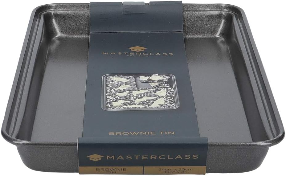 Masterclass Non-stick Traybake / Brownie Tin, 34 x 20cm (13.5" x 8")