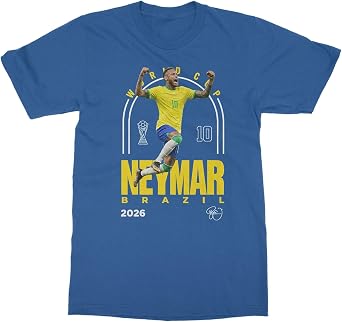 Brazil 10 Tribute Neymar Jr Graphic 2026 Fans Unisex T-Shirt