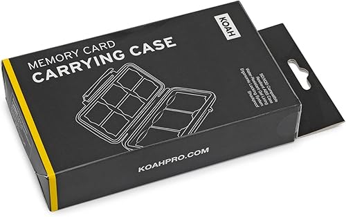 Miniatura 9 de Koah Pro 2 en 1 carcasa de aluminio OTG lector de tarjetas SD de doble ranura y estuche de transporte de almacenamiento de memoria resistente