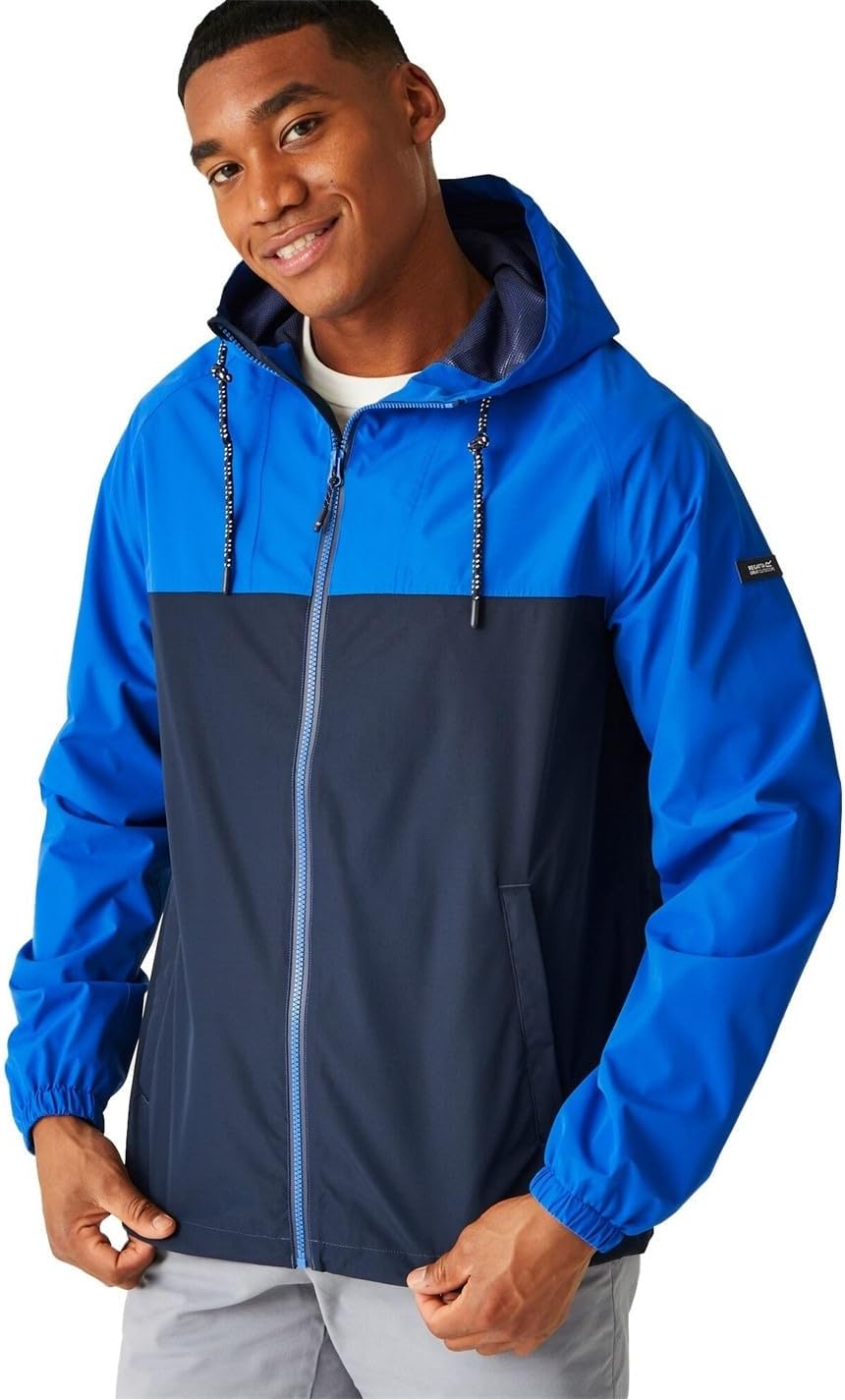 Regatta Mens Belcastel Waterproof Jacket (XL) (Oxford Blue/Navy)