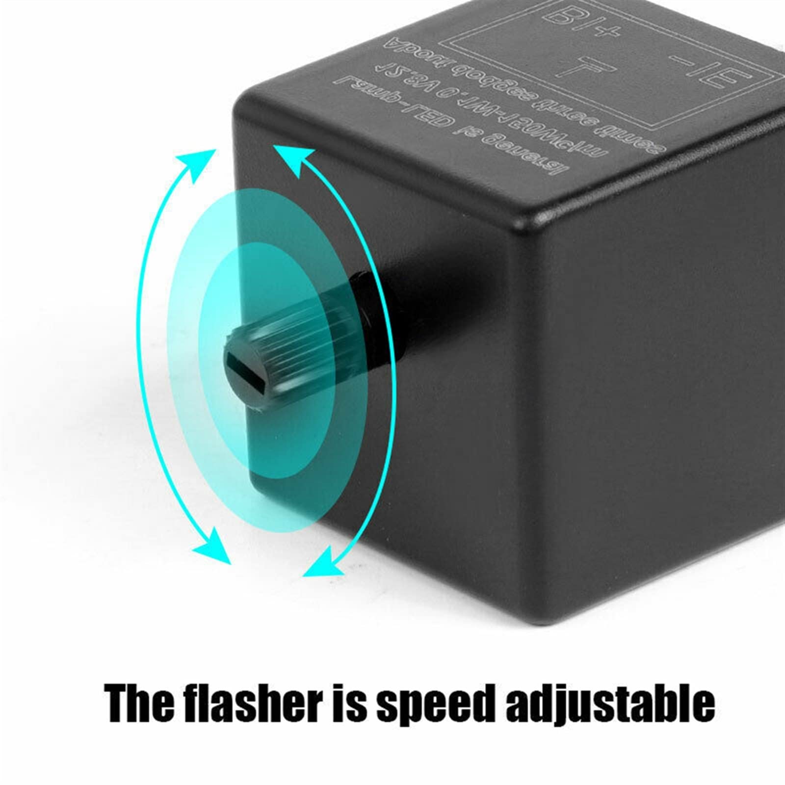 12V LED Blinkrelais 3-polig Einstellbares Motorrad Blinker Licht Motorradzubehör