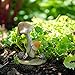 Top Collection 4406 Miniature Fairy Garden & Terrarium Hedgehogs with Mushrooms Statue, Small