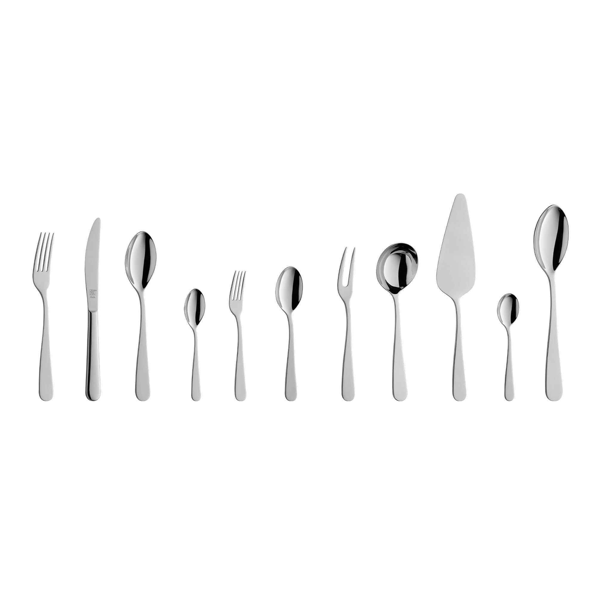ZWILLING Set di 68 posate da tavola per 12 persone in acciaio inossidabile 18/10 di alta qualità, lucidate serie Greenwich