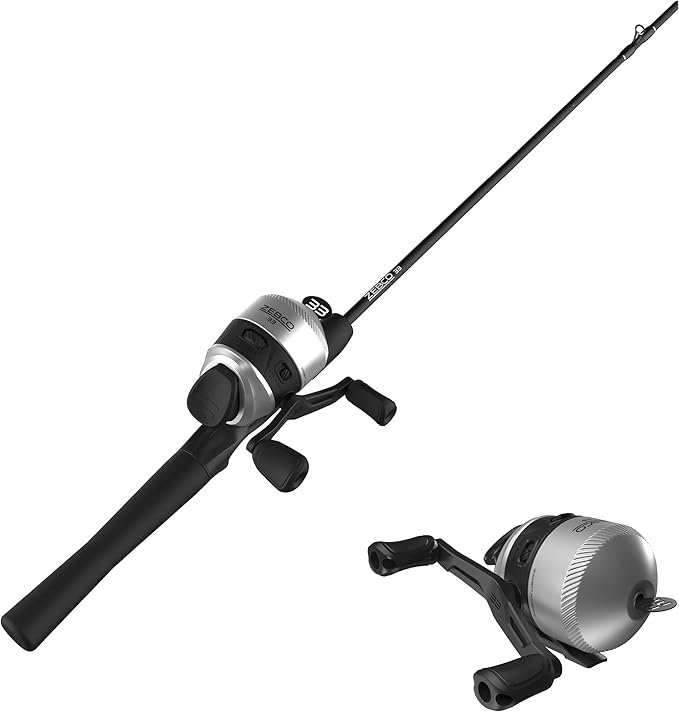 Zebco 33 Spincast Reel and Fishing Rod Combo, 5Foot 6Inch