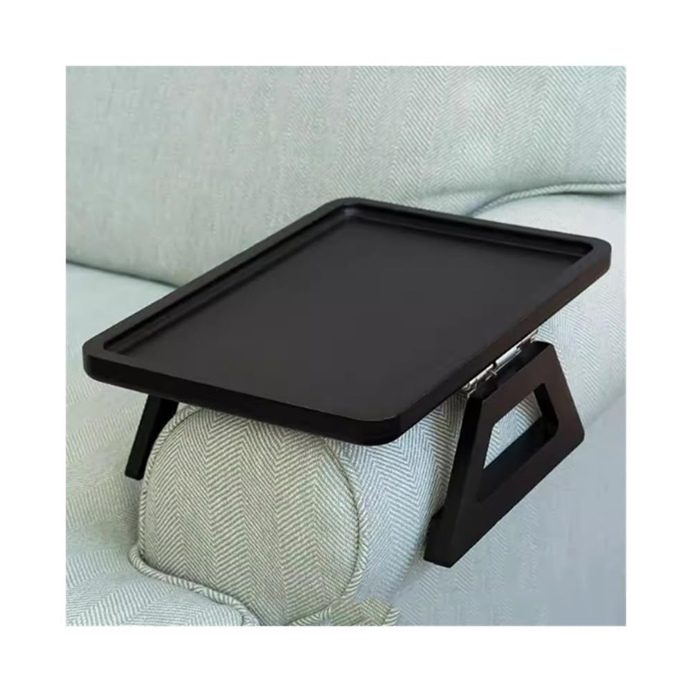 Plateau pour accoudoir de canapé noir pour vos soirées télé confort
