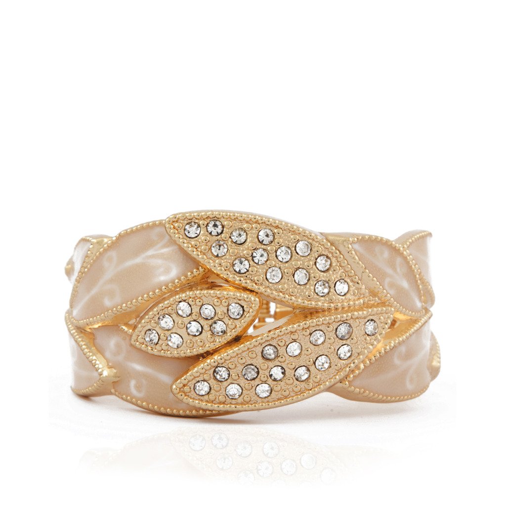 Crystalised Jubilee cuff / Gold