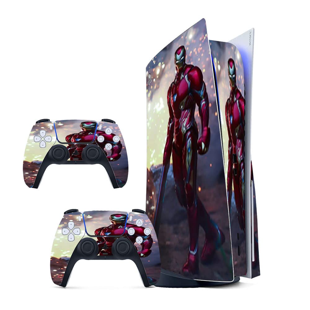 GADGETS WRAP Printed Vinyl Skin Sticker Decal for Sony PS5 PlayStation 5 Disc Edition Console & 2 Controller (Skin Only, Console & Controller not Included.) - Iron Man Multicolor (B0BW3W2K2Y) Amazon Price History, Amazon Price Tracker