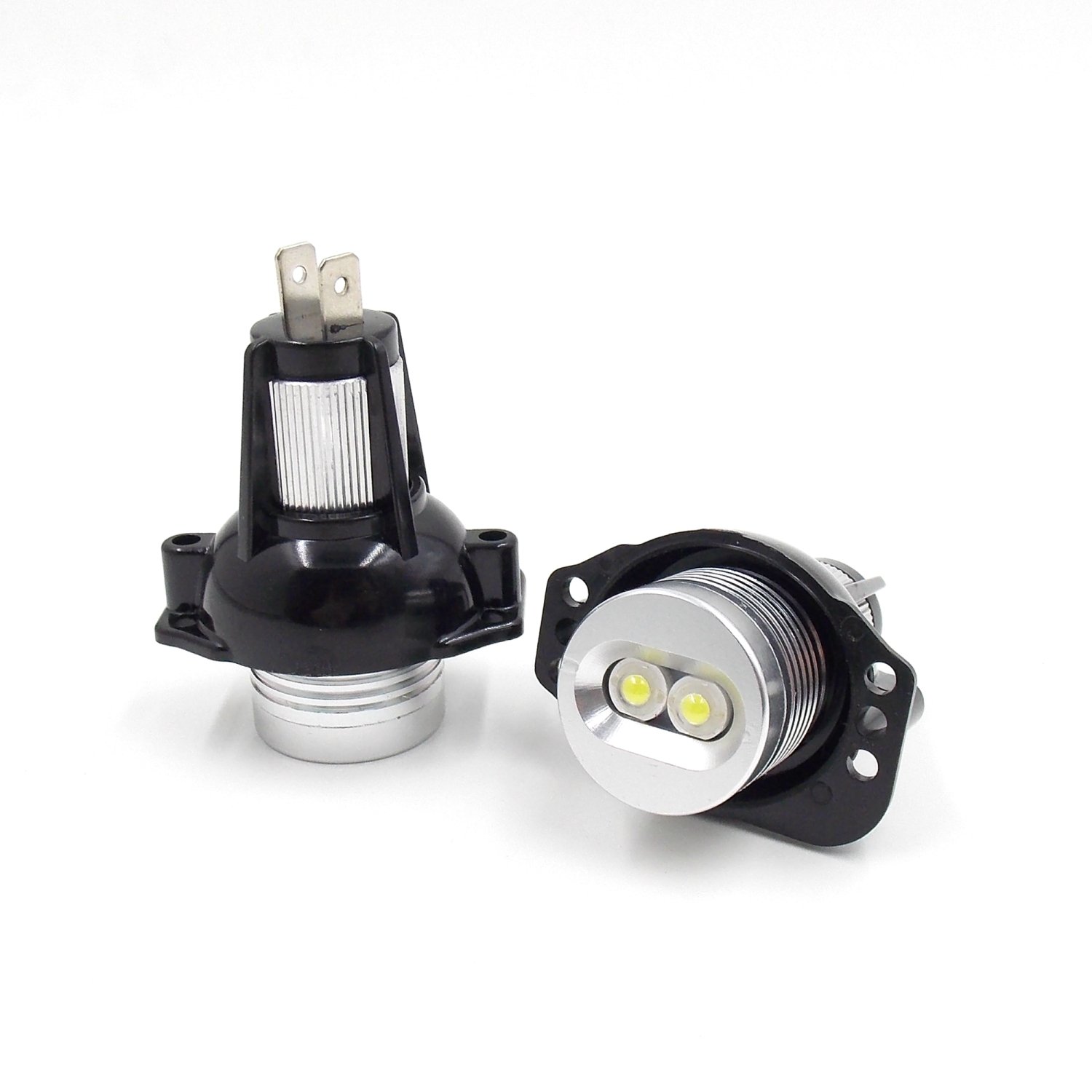 Ricoy - Luci di posizione a led, luce ad anello, E90 E91 2005-2008 3 Serie 6W, intensità: 6000K (confezione da 2)