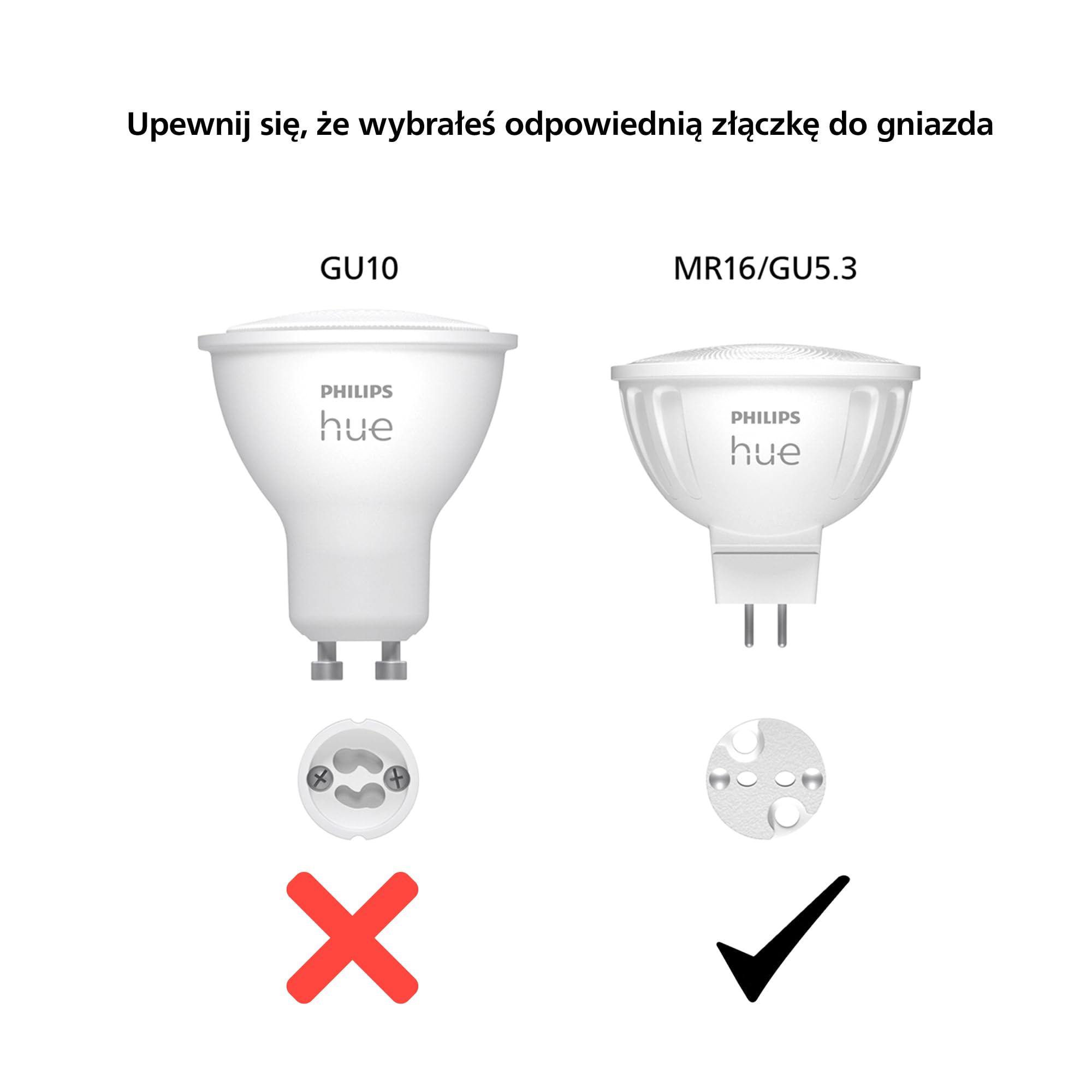 Philips HueWA 5.1W 12V MR16 2P EU