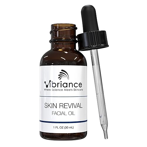 Vibriance Skin Revival - Aceite facial vegano, fabricado en Estados Unidos con aceites naturales, aceite facial hidratante para piel seca, con