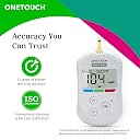 OneTouch Verio Flex Meter Blood Glucose Monitoring System | Smart Connected Blood Sugar Monitoring Device with Mobile App Sync | FREE 10 Test Strips, 10 Lancets & 1 Lancing Device| Fast, Accurate & Virtually Pain-Free Testing | Simple to Use, Easy to understand with 11 years of proven accuracy gallery image