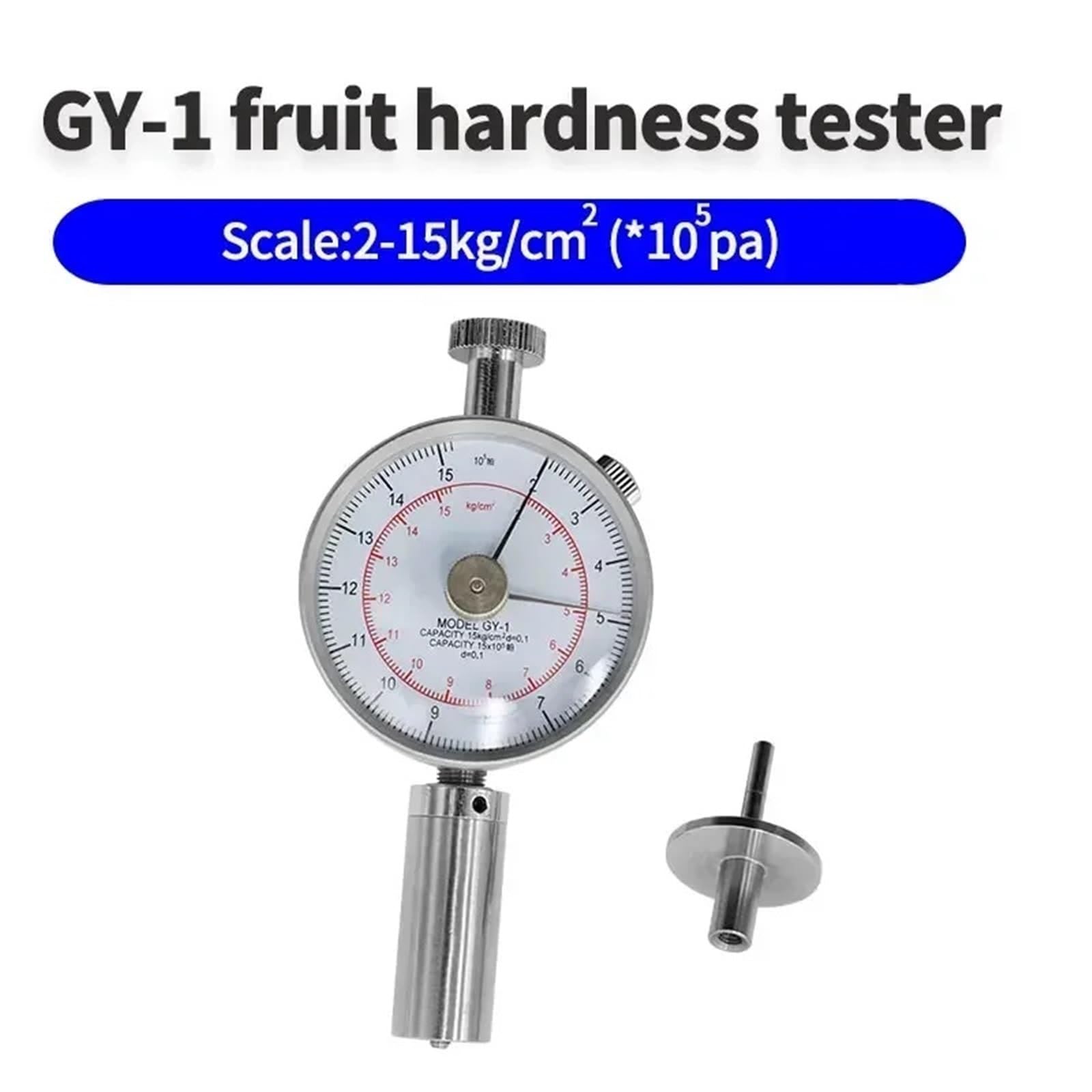 Fruchthärteprüfgerät Durometer Tragbares Härteprüfgerät Hochpräzises Fruchthärteprüfgerät Stahlsklerometer zur Kalibrierung(GY-1)