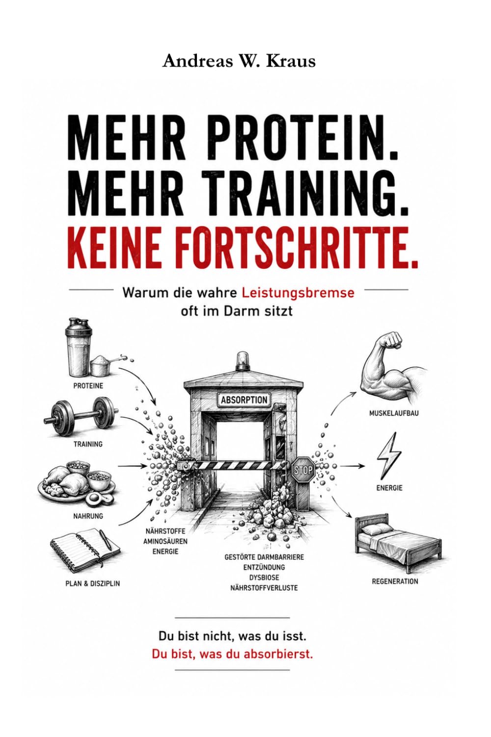 MEHR PROTEIN. MEHR TRAINING. KEINE FORTSCHRITTE.: Warum die wahre Leistungsbremse oft im Darm sitzt