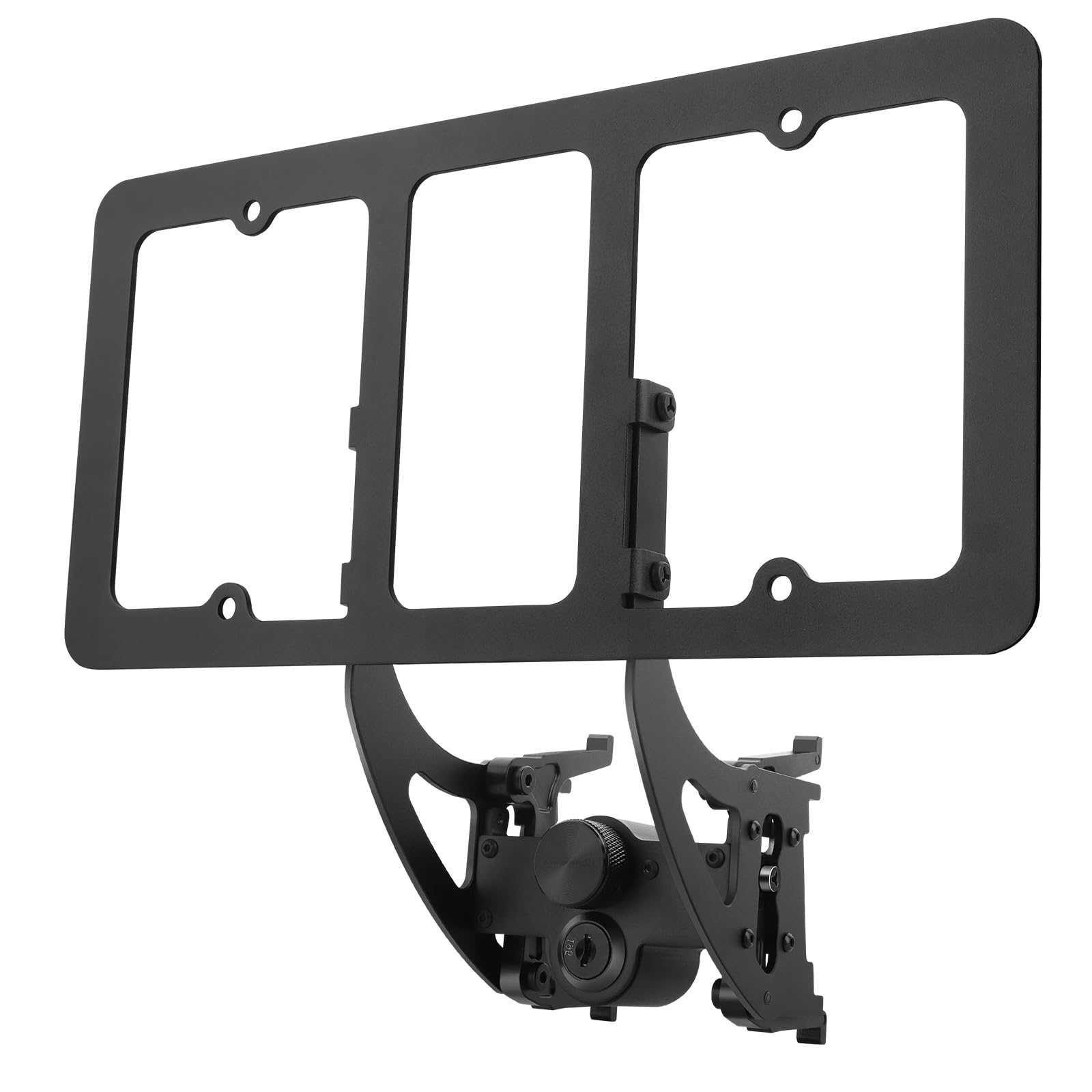 Photo 1 of ***Missing key can’t unlock***The Original Lockable License Plate Holder for 2020-2024 Tesla Model Y, Front License Plate Bracket Mounting Kit with Anti-Theft Features, No Adhesives License Frame (Streamlined Gen2 Design)***Missing key can’t unlock***