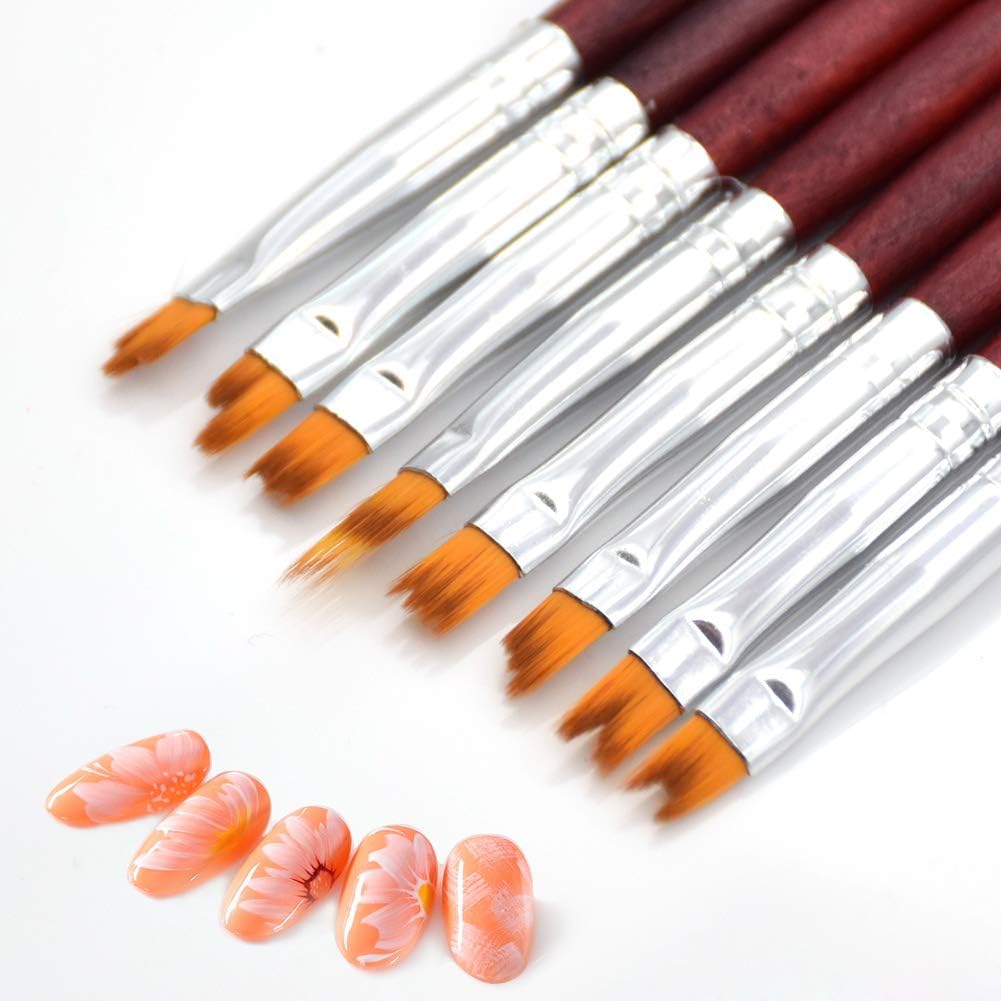 Amazon ネイルブラシ Baiyiyi ネイルデザインペンセット 花びら絵を描くツール 8種ネイルアート筆ジェルブラシ セルフネイルdiy Baiyiyi ネイルアートブラシ 通販