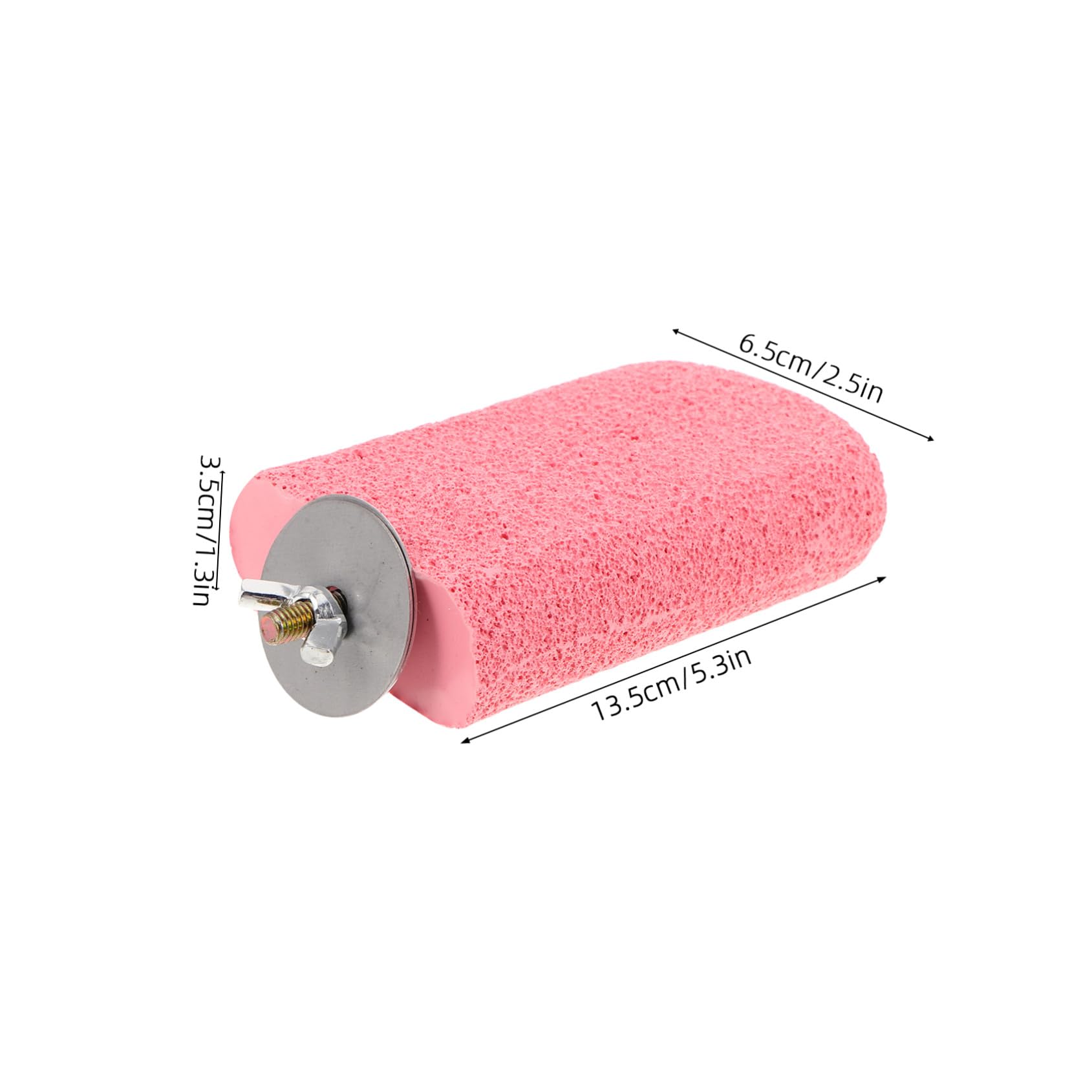 3 Pezzi Posatoio per pappagalli colorato con superficie antiscivolo per gabbia, accessori per pappagalli e parrocchetti per cura delle unghie, allenamento e arrampicata
