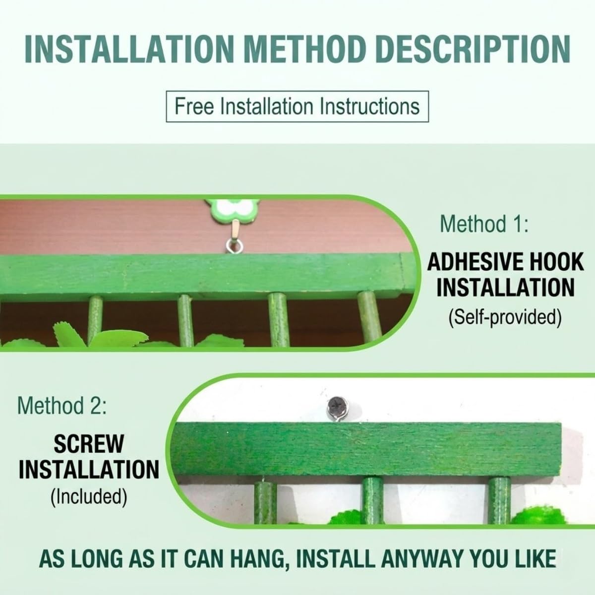 Rideau Feuillage Artificiel Vert, Rideau de Porte Lierre Suspendu, Séparateur de Pièce Décoratif, Rideau de Plantes Artificielles Pour Chambre Salon Balcon, Décoration(100x200cm)