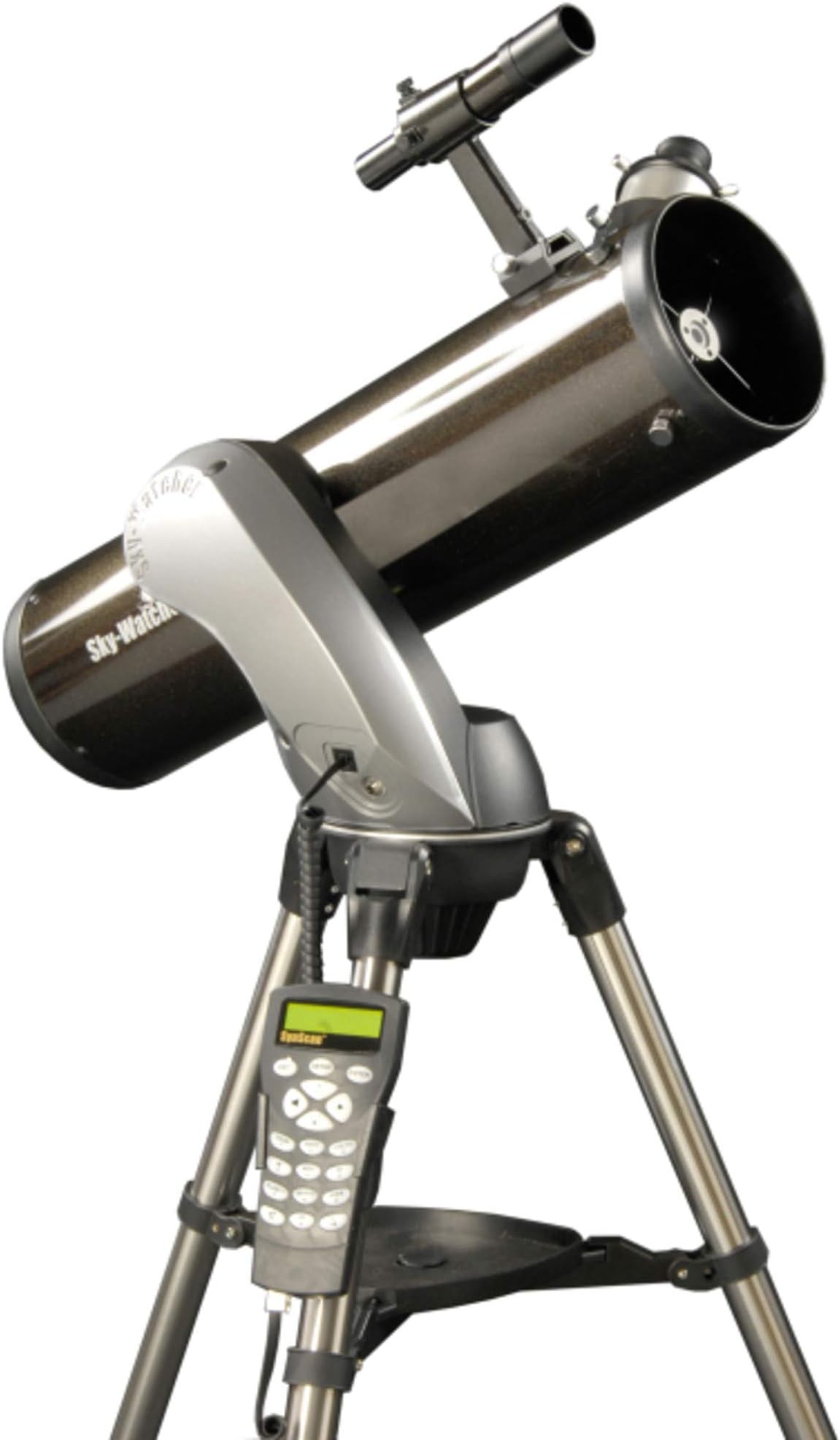 Skywatcher Explorer 130P SynScan AZ GOTO (130 mm (5.1 Inches) f/650 – Computer-Controlled Newtonian Telescope with Parabolic Mirror – Black