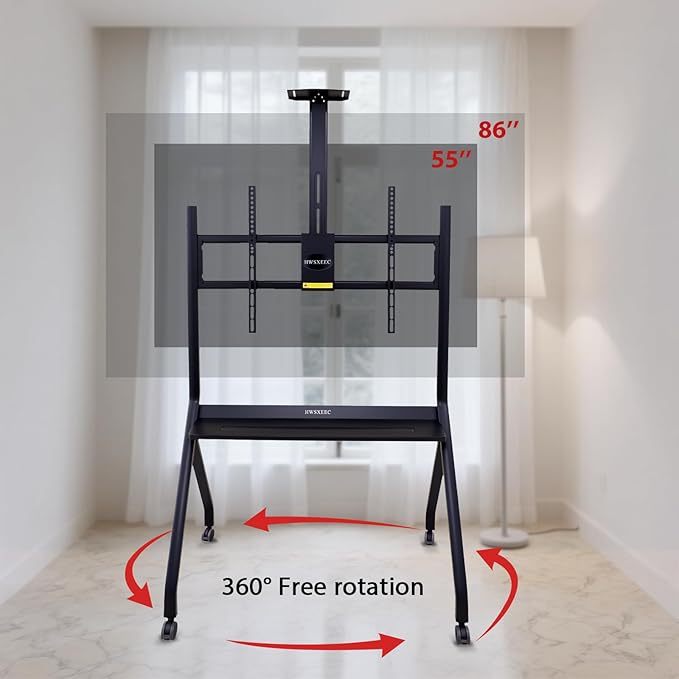 Soporte con Ruedas para Pizarra Inteligente 55-86 Pulgadas miniatura 3