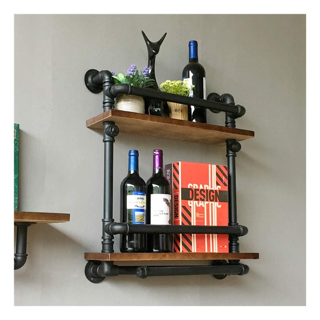 Étagère à vin murale pour gagner de la place et ranger vos verres
