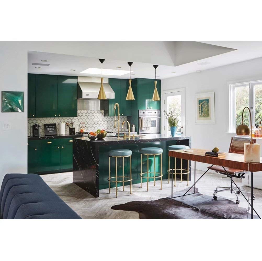 shensu Vinyl 7x5ft Modern Interior Design Photography Background Decorated Open Kitchen Living Room Photography Backdrop for Men Women Adults Portrait