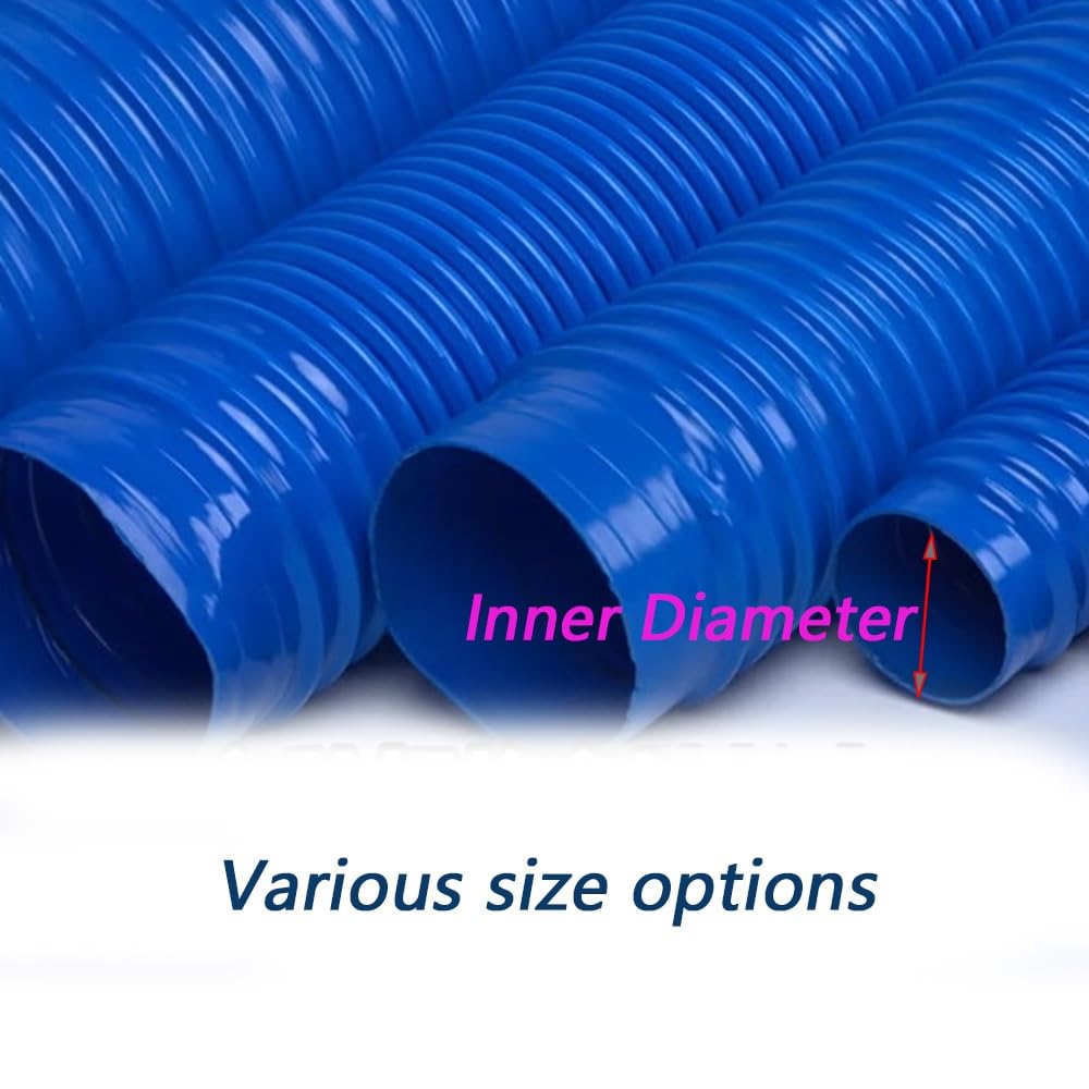 Tubo flessibile di aspirazione antistatico del PVC del tubo flessibile della raccolta della polvere 10ft, tubo flessibile del collettore di polveri di plastica per la raccolta dei fumi