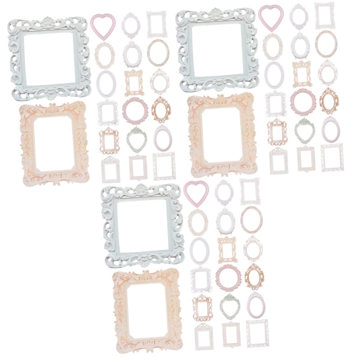 Cadres anciens scrapbooking et papier vintage décoratif SHINEOFI de haute qualité