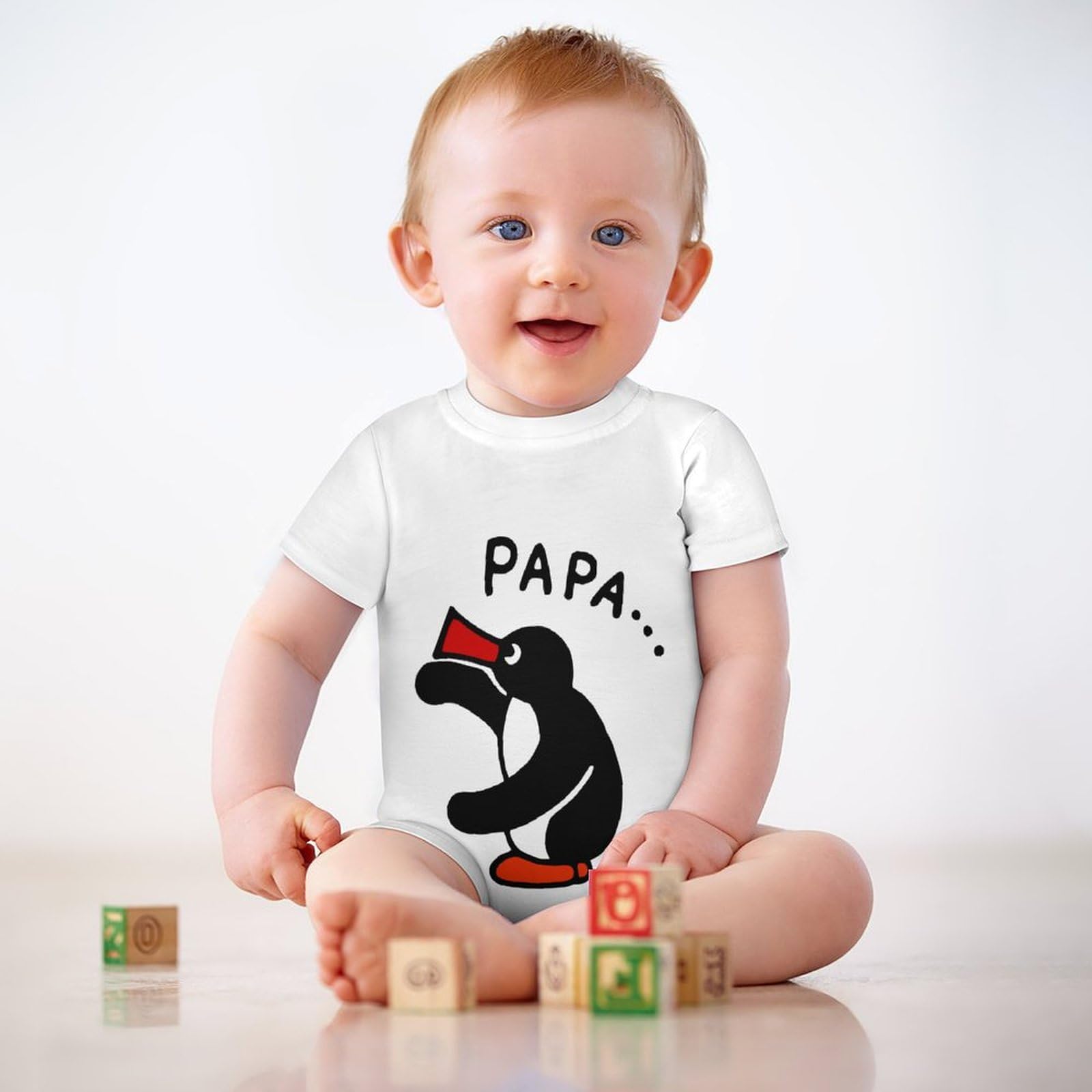 Amazon.co.jp: ロンパース ピングー キャラクター ペンギン ベビー服